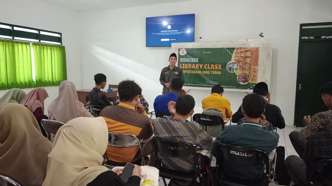 Perpustakaan IAINU Tuban adakan Library Class