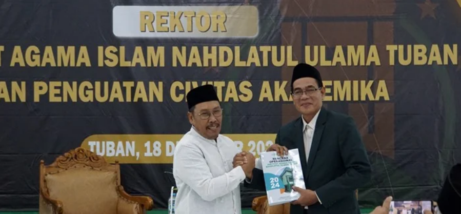 Semangat Maju Bersama Rektor Baru IAINU Tuban